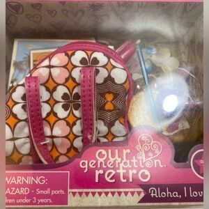 Our Generation - Aloha I Love You, Travel Set America Girl for 18" Dolls - NEW